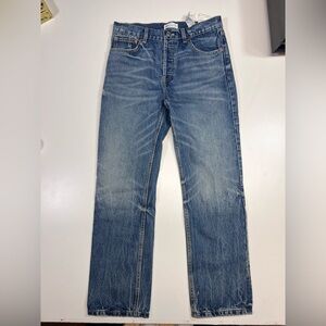 NWT Zara Low Rise Full Length Denim Jeans 36 Women’s Size 4